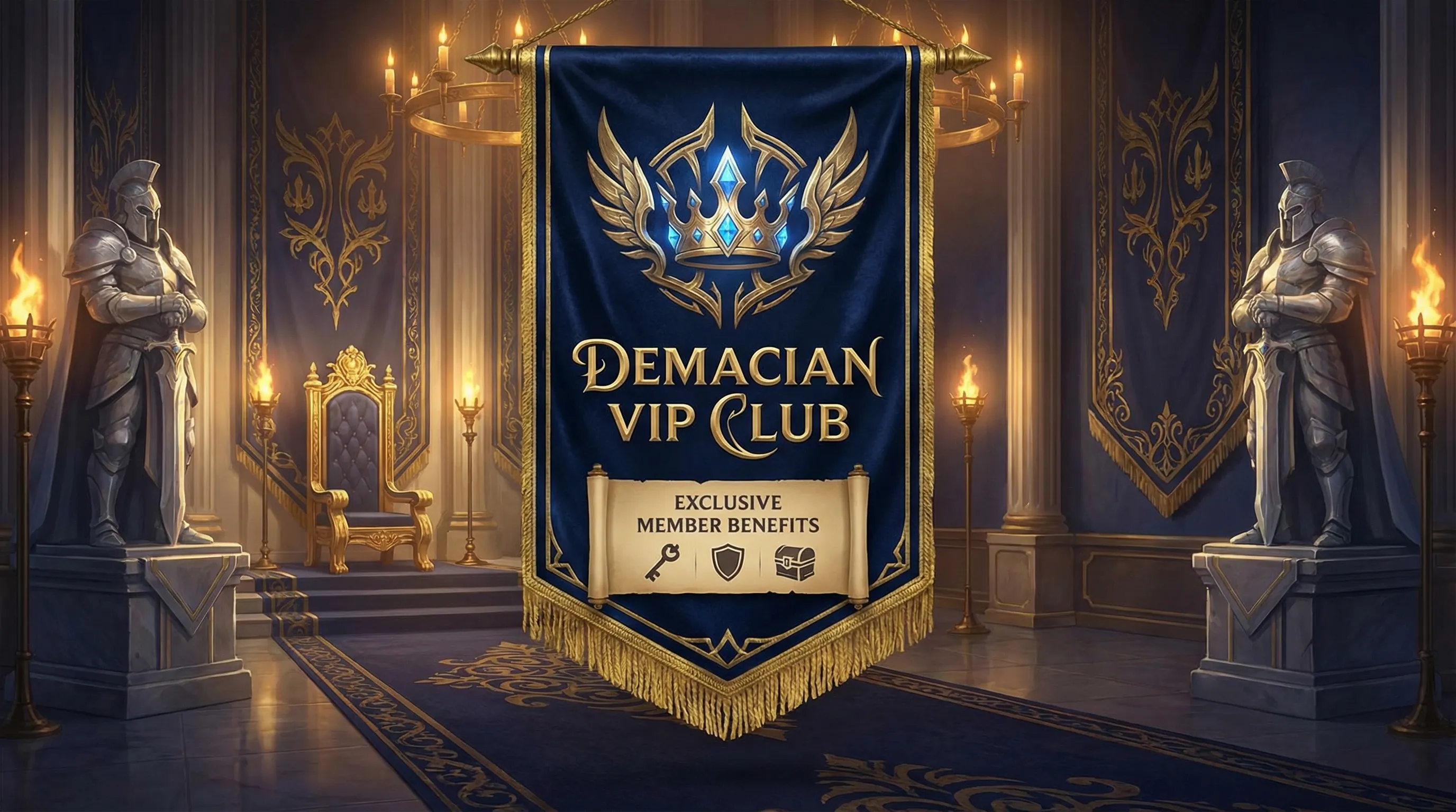 Clube VIP win23 - Sala do trono demaciana exclusiva